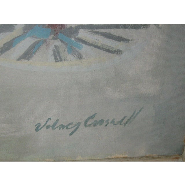 1971 Picketing American Painting by Volney Crosswell For Sale In Boston - Image 6 of 13