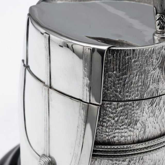 Antique Edwardian Silver Regimental Table Snuff Mull, 1908 For Sale - Image 12 of 17