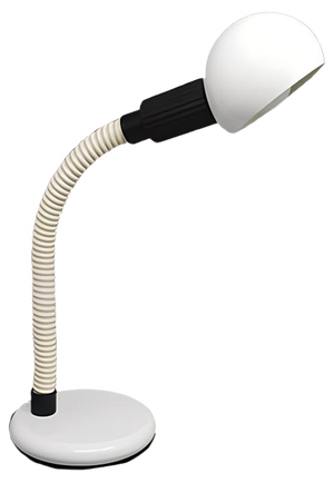 White Table Lamp from Veneta Lumi, Italy, 1970s