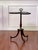 Traditional 1940s Georgian Style Walnut Three-Leaf Dumbwaiter, Wine, Drinks Table With Handle For Sale - Image 3 of 10