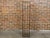 Mid 20th Century Mid Century Modern Tall and Narrow Iron Wine Rack with Leather Straps For Sale - Image 4 of 11