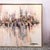 This is a gorgeous oil-on-canvas abstract harbor scene, featuring a vibrant array of boats rendered in soft,...