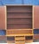 Vintage German Shelf Cabinet in Maple, 1950s For Sale - Image 4 of 11
