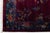 Textile 1920s Antique Chinese Art Deco Plum Wool Rug With Floral Vases & Navy Border For Sale - Image 7 of 12