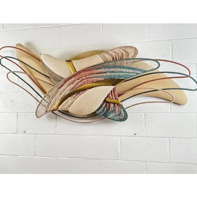 1990s Mixed Media Wall Sculpture by Fowler-Thelen For Sale - Image 4 of 7