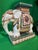 Ceramic Mid 20th Century Pair of Polychrome Ceramic Elephant Plant Stands With Shou Medallions For Sale - Image 7 of 7