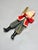 1930s Christmas Antique Japanese Composition Santa Claus With Bottle Brush Tree, Circa 1930s For Sale - Image 5 of 8