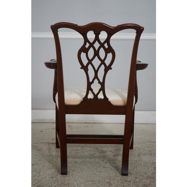 Baker Furniture Company Set of 6 Baker Mahogany Dining Chairs For Sale - Image 4 of 18