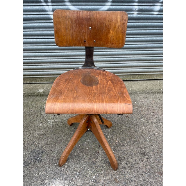 Adjustable Architects Chair by Margarete Klöber for Polstergleich, Germany, 1930s For Sale - Image 10 of 10