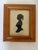 Mid 19th Century Pair of 19th Century Hand Painted Silhouettes in Original Maple Frames For Sale - Image 5 of 7