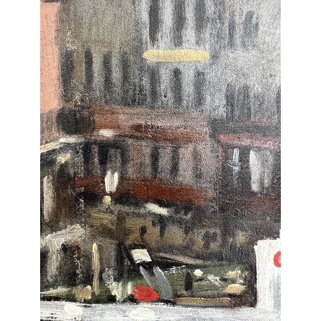 André Julien Prina, Maisons de Genève, 1962, Oil on Canvas, Framed For Sale - Image 6 of 17