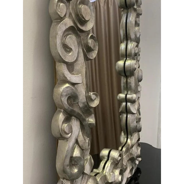 1990s Modern Baroque Resin Mirror, 1990s For Sale - Image 5 of 8
