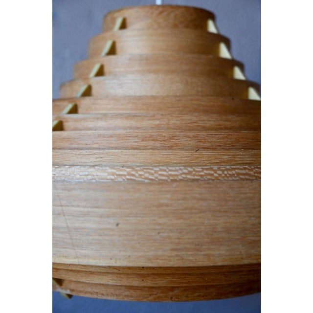 Vintage Scandinavian Pendant Light with Pine Slats by Hans-Agne Jakobsson, 1960s For Sale - Image 11 of 14