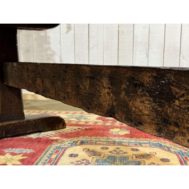 Antique English Monastery Table in Oak, 1800s For Sale - Image 3 of 18