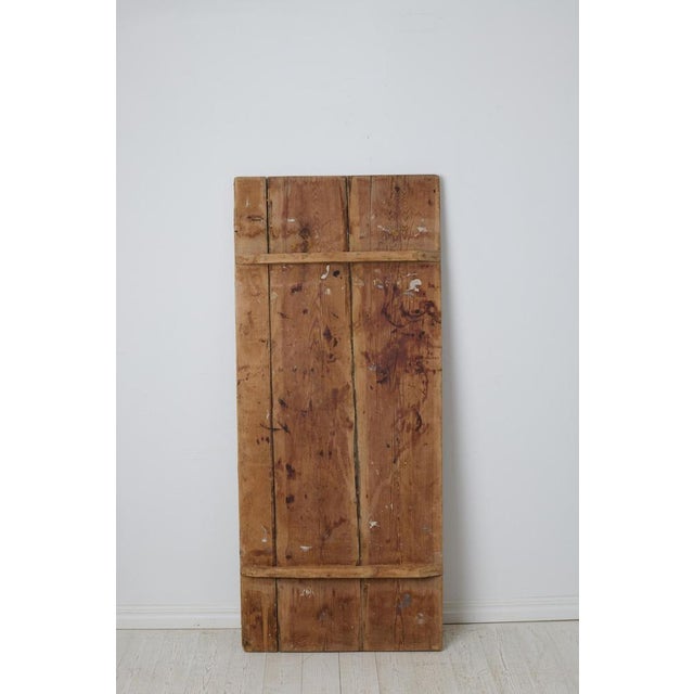 Antique Swedish Rustic Trestle Dining Table or Worktable For Sale - Image 10 of 12