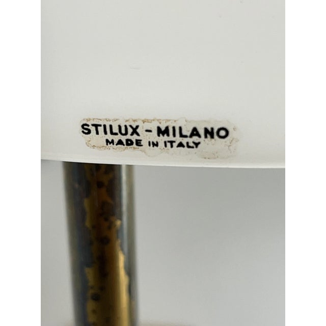 Mid-Century Modern Mid-Century Floor Lamp with Brass Arm and Mechanics from Stilux, 1960s For Sale - Image 3 of 11