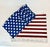 American 1980s Vintage Americana Arts & Crafts Flag Motif Placemats and Napkins, 8 Place Setttings - Set of 16 - 4th of July For Sale - Image 3 of 7