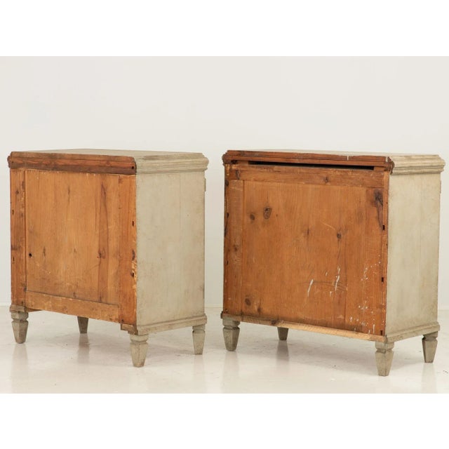 Gustavian (Swedish) Gustavian Style Pine Chests of Drawers - A Pair For Sale - Image 3 of 11