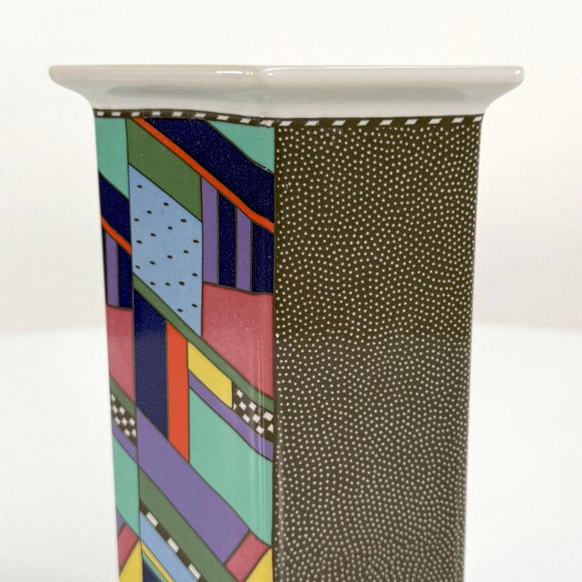 1990s Scenario Metropol Flower Vase by Barbara Brenner for Rosenthal, 1990s For Sale - Image 5 of 8
