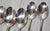 Antique Collection of 8 Floral Sterling Silver Teaspoons Tea Party For Sale - Image 11 of 17