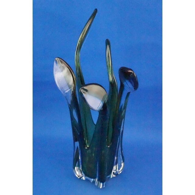 Murano Glass Vase attributed to Archimede Seguso For Sale - Image 10 of 18