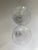 French Provincial Vintage Crystal Floral Etched Champagne Glasses- Set of 2 For Sale - Image 3 of 6