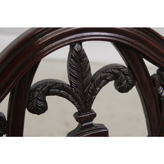 Pair of Kindel Grand Rapids Mahogany Shield Back Chairs For Sale - Image 10 of 18