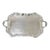 Vintage Wm Rogers Victorian Style Silver Plated Twin Handle Serving Platter Tray For Sale
