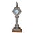 Early 20th Century Art Deco Sterling Silver & Wood Mantel Clock For Sale