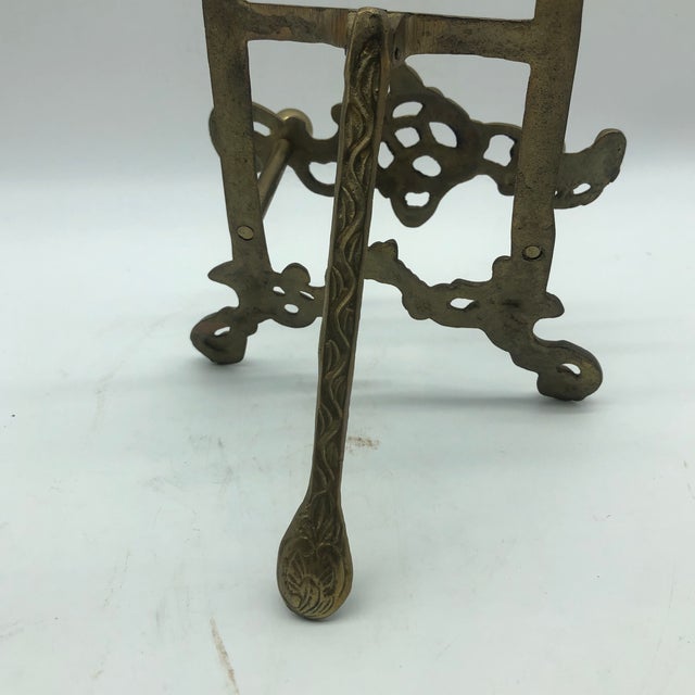 Antique Brass Plate Stand Chairish