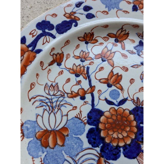 Early 19th Century Mason’s Ironstone Dish; Imari Pattern; Early 19th Century For Sale - Image 5 of 7