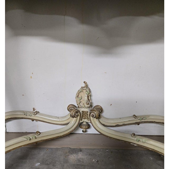 Large Vintage Louis XV Style Mirror Console, 1920s For Sale - Image 4 of 6