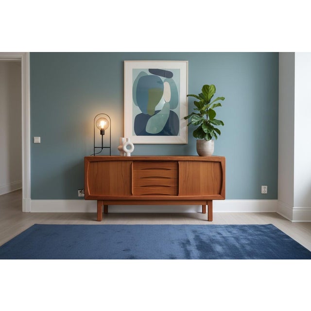 Sideboard in Teak by H. P. Hansen and Burchardt Nielsen for Dyrlund, 1960s For Sale - Image 9 of 15