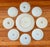 Mid 20th Century Blue and White Wall Plate Grouping / Collection - Set of 9 For Sale - Image 11 of 12