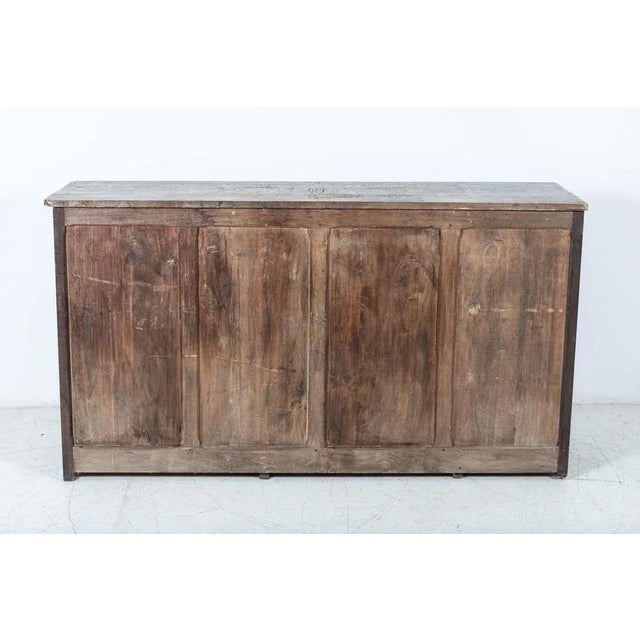 19th Century French Printer's Cabinet or Counter For Sale - Image 12 of 17