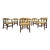 Mid Century Williamsburg Style Smoking Armchairs by Rway, Set of Seven For Sale