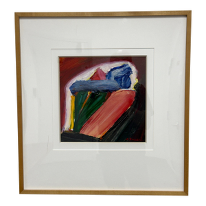Circa 2001 Albert E. Smith Abstract Painting, Framed