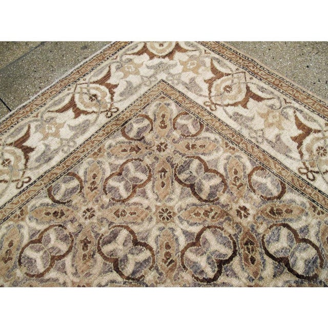 Textile Galerie Shabab Collection Early20th Century Indian Lahore Room Size Rug For Sale - Image 7 of 10