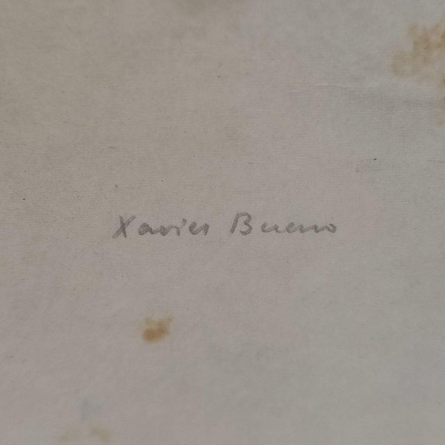Modern Xavier Bueno, Still Life, 1965, Mixed Media on Cardboard For Sale - Image 3 of 10