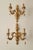 Antique Florentine Wall Lamp in Wood and Hand-Carved Gilded in Gold Leaf with Crystal Pendants, Italy, 1950s For Sale - Image 17 of 18