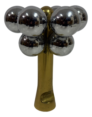Italian Brass and Chrome Sculpture, 1970s