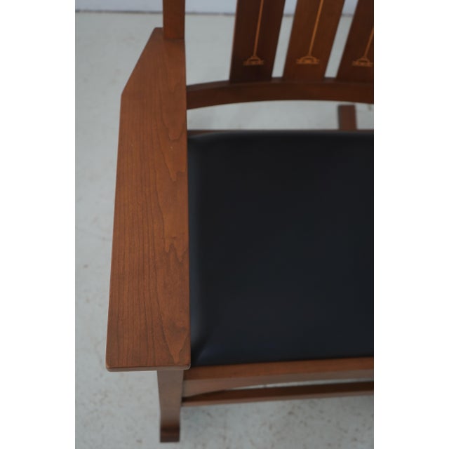 Stickley Mission Cherry Harvey Ellis Rocker Rocking Chair For Sale In Philadelphia - Image 6 of 18