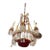Early 19th Century Empire Style Gilt-Brass and Glass Chandelier For Sale