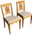 Biedermeier Pair of Antique Austrian Biedermeier Style Side Chairs For Sale - Image 3 of 5