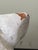 Off-white Monumental Italian Majolica Terracotta Mother Cat & Sleeping Kitten Sculpture on Striped Cushion, 22 Inches Wide For Sale - Image 8 of 12