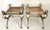 Silver Benches With Upholstered Cushions Pair For Sale - Image 8 of 18