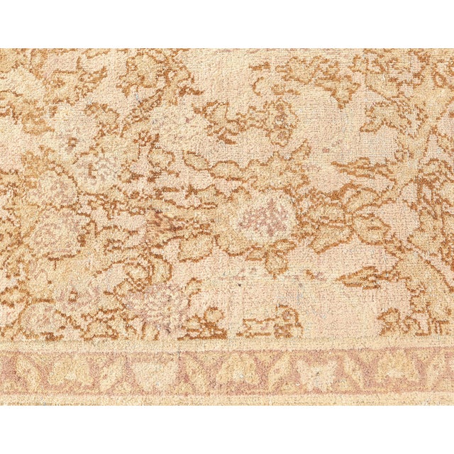 Textile Authentic Antique Indian Amritsar Rug For Sale - Image 7 of 7