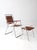 Mid-Century Aluminum & Wood Slat Chair With Side Table Set For Sale - Image 10 of 17