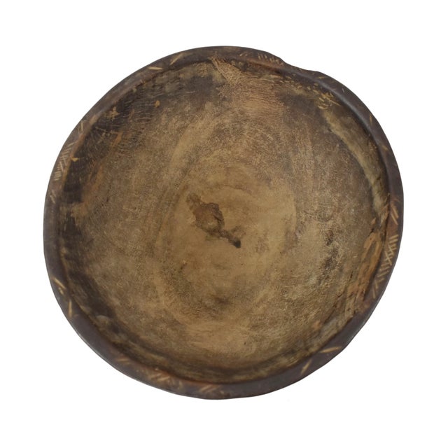 Wood Early 20th Century Nupe Wood Bowl Nigeria For Sale - Image 7 of 7