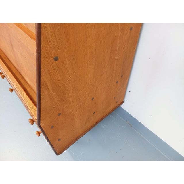 Vintage Wooden Bookcase, 1960s For Sale - Image 4 of 18